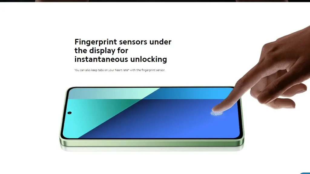 Redmi Note 13 fingerprint